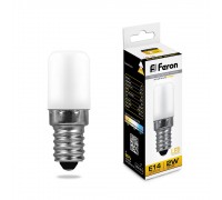 Лампа светодиодная FERON LB-10 2W 230V E14 2700K для холодильника
