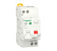 Автомат АВДТ 1п+N 25А 30mA 6кА Resi9 R9D25625 Schneider Electric