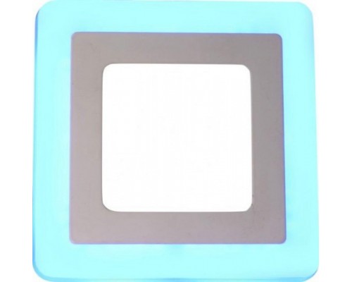Светильник светодиодный 16W внутренний квадратный (голубое свечение)