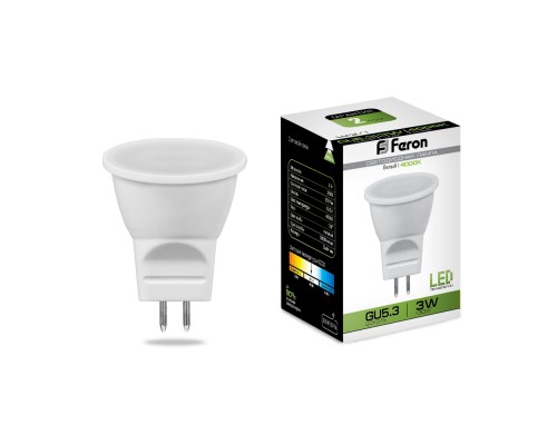 Лампа светодиодная FERON LB-271 3W 220V G5.3 MR11 2700-6400K